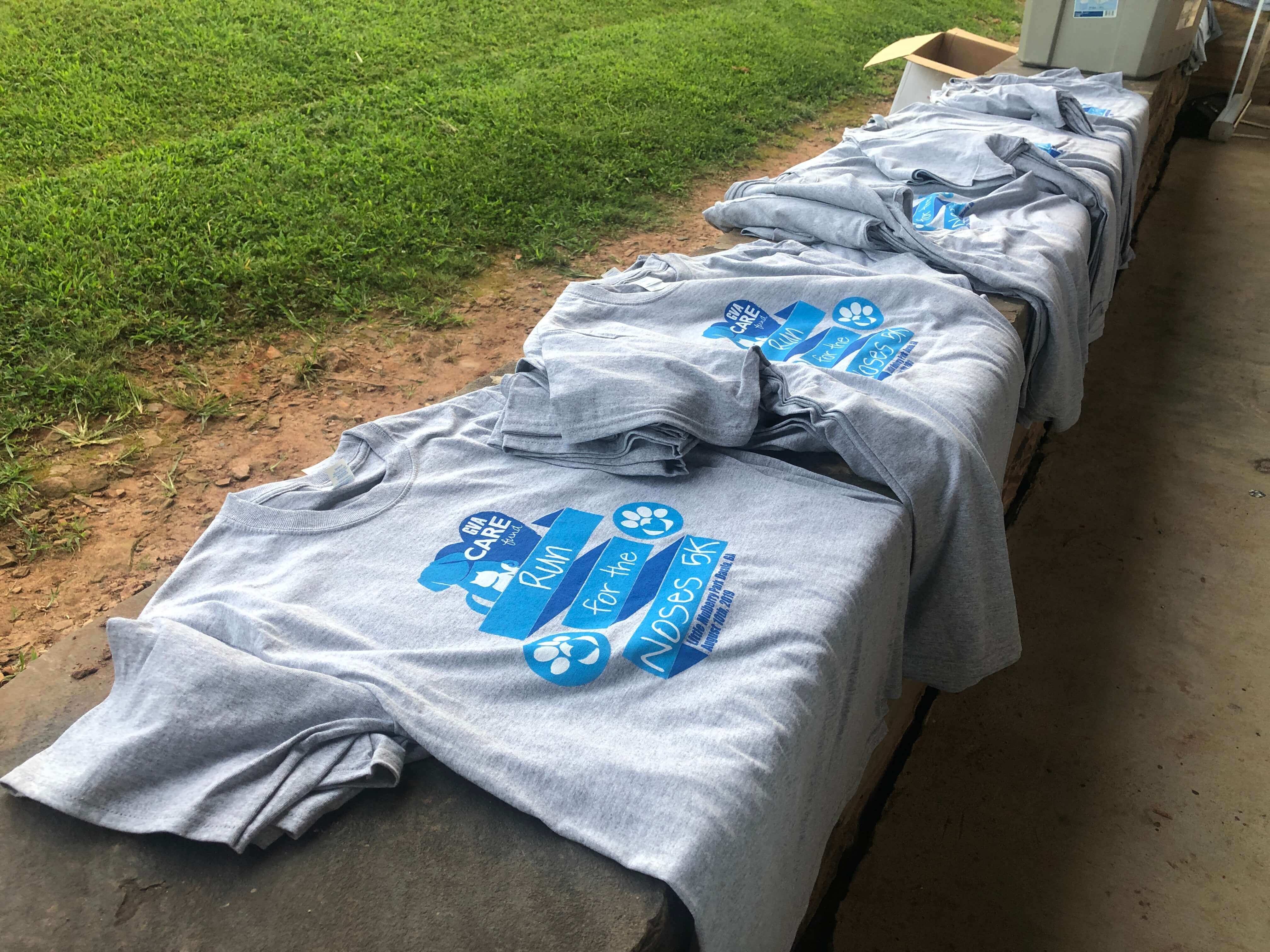 2019 GVA CARE Fund Run for the Noses 5k: shirts