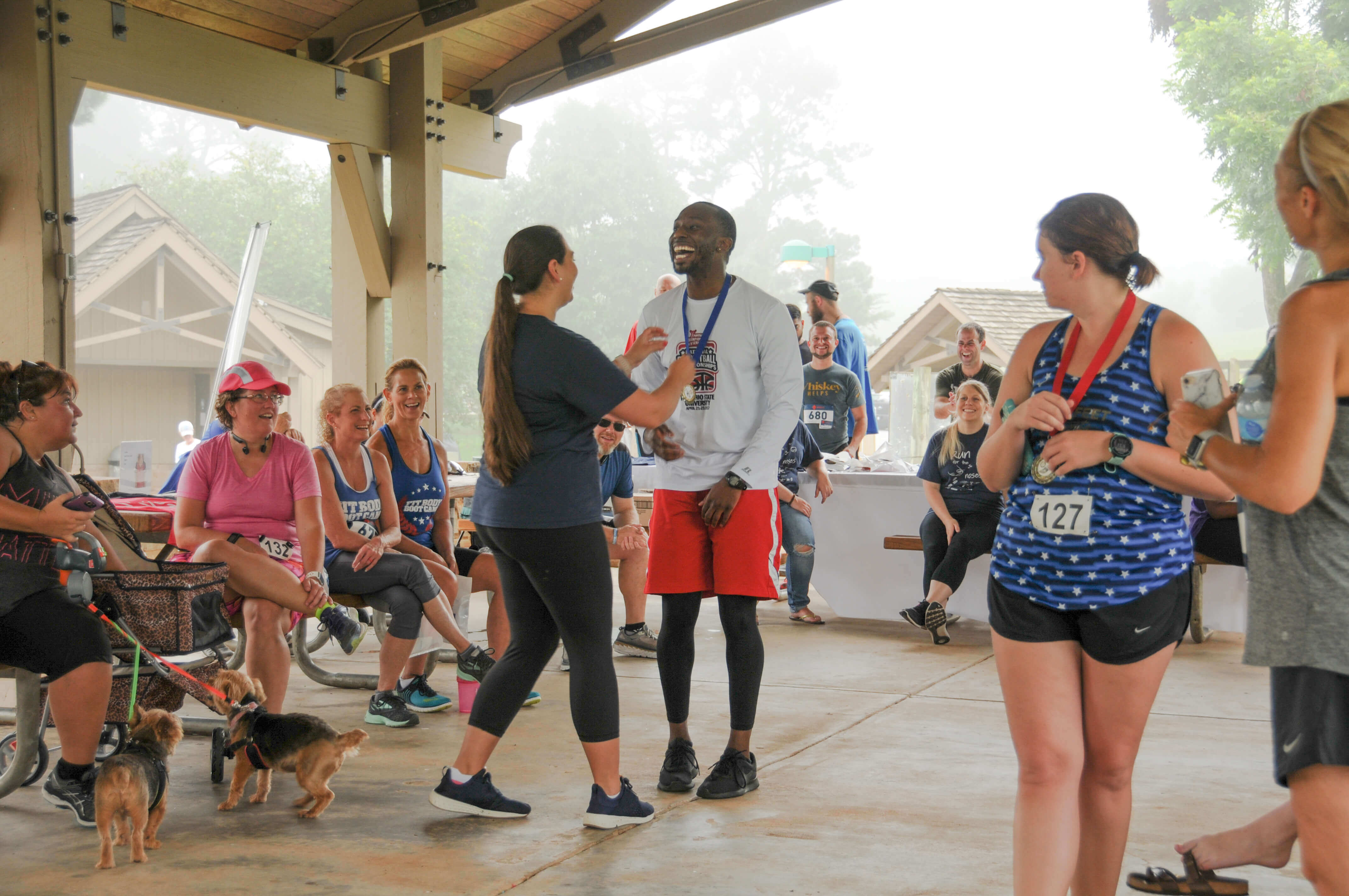 Medals awarded winners of overall age classes GVA 5K